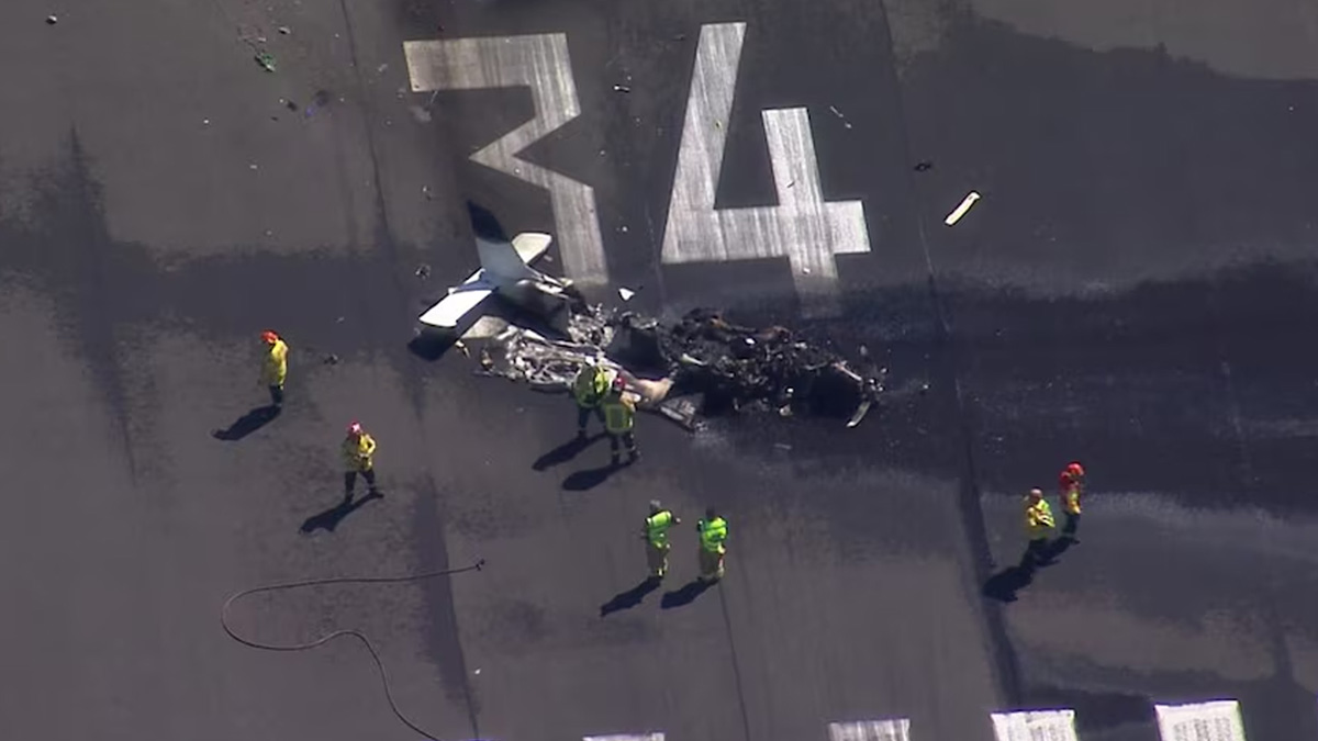 Plane crushed